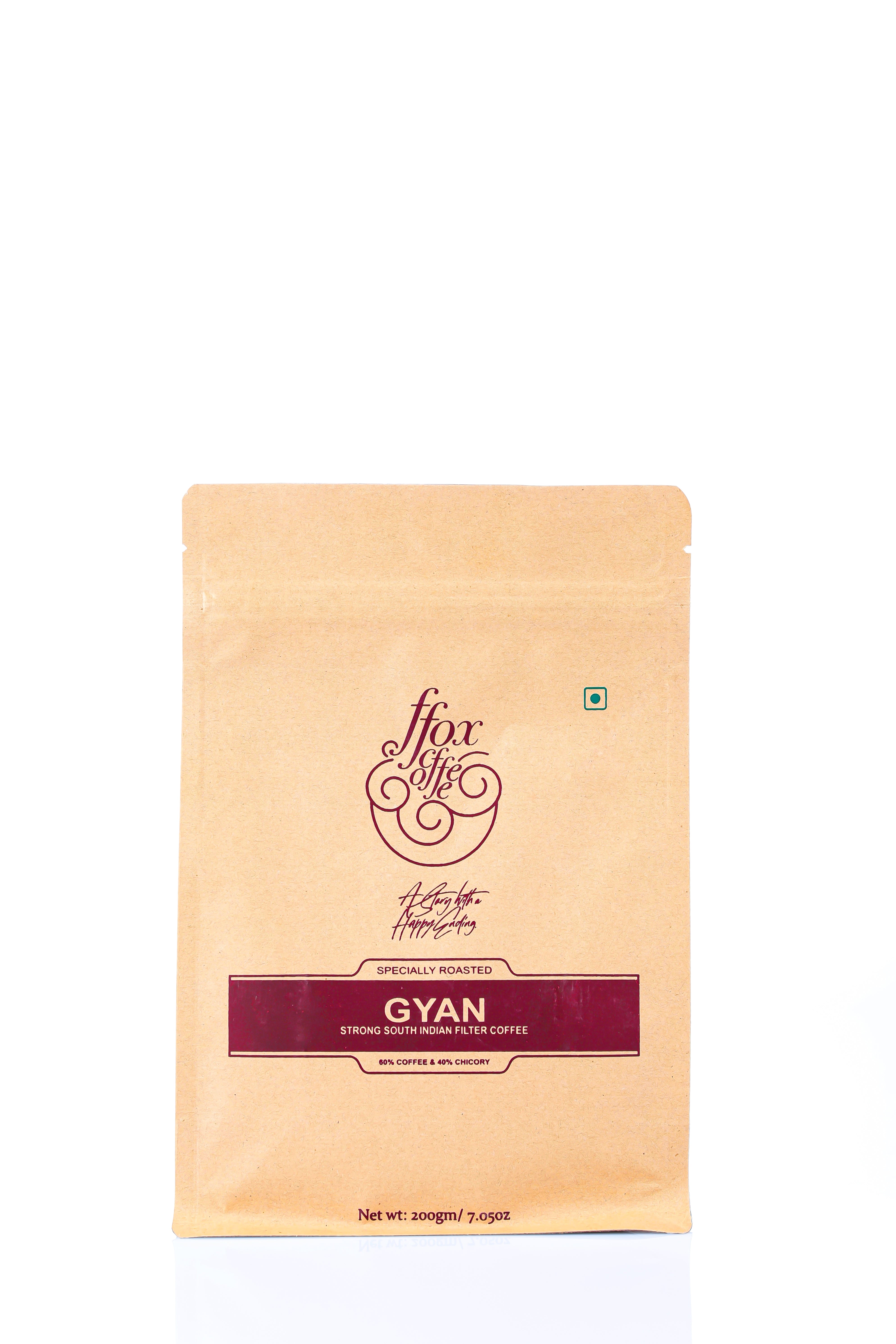 FFOX GYAN SOUTH INDIAN FILTER COFFEE 60:40 | 60% PREMIUM COFFEE & 40% CHICORY COFFEE