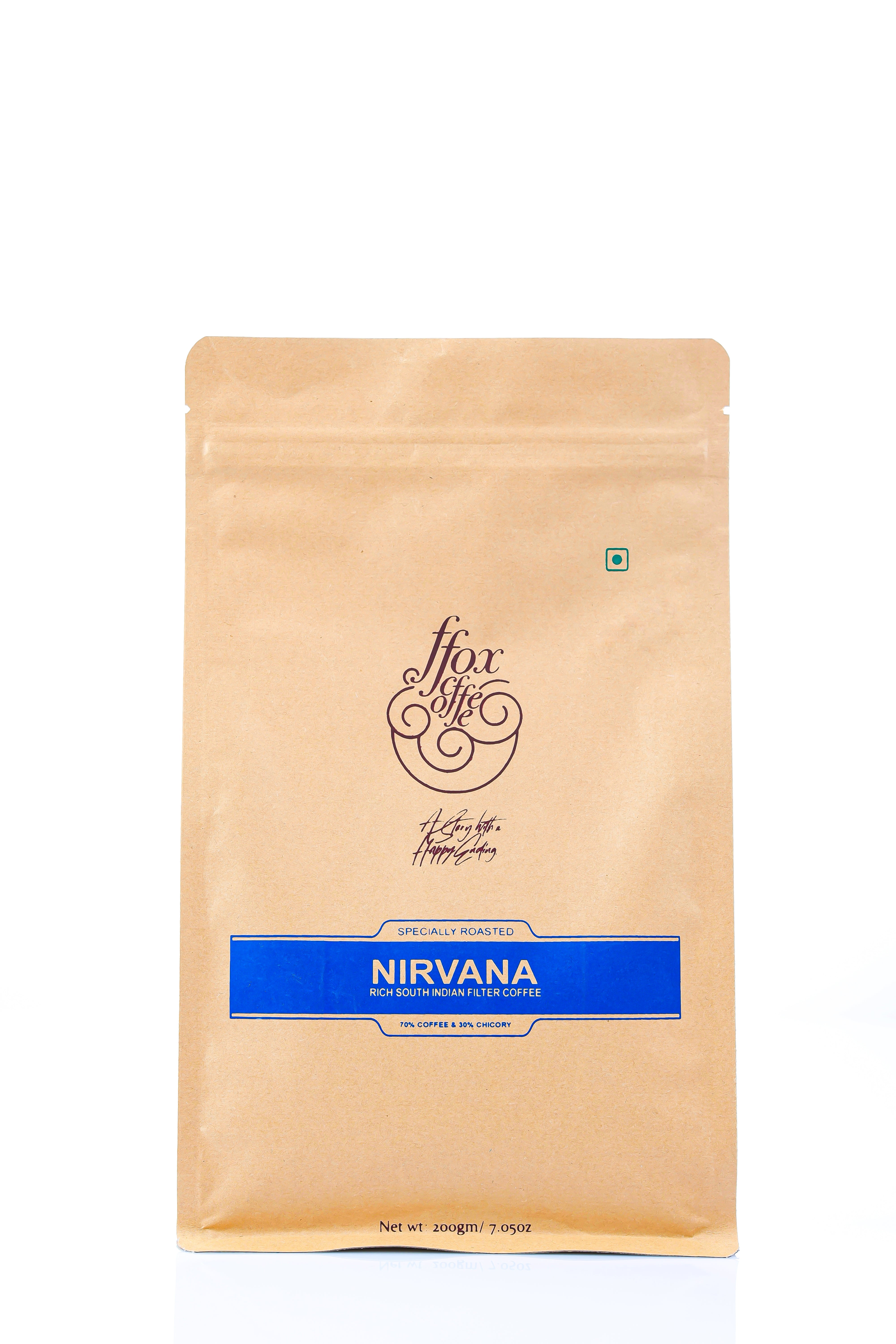 FFOX NIRVANA SOUTH INDIAN FILTER COFFEE 70:30 | 70% PREMIUM COFFEE & 30% CHICORY